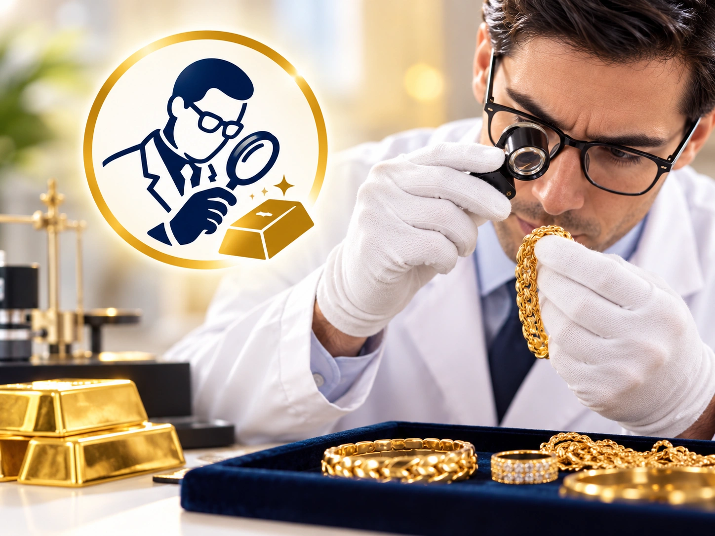 Professional gold assessment service at AVM Gold